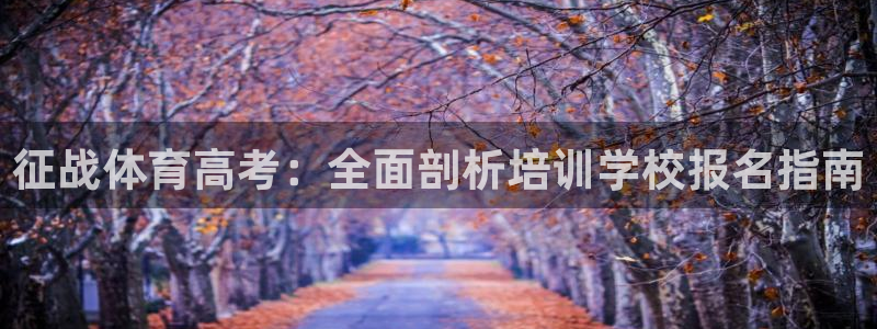 欧陆娱乐分分彩：征战体育高考：全面剖析培训学校报名指