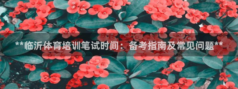 欧陆娱乐有限公司怎么样：**临沂体育培训笔试时间：备