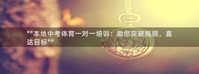 欧陆娱乐打什么方案赚钱：**本地中考体育一对一培训：
