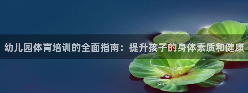 欧陆论坛：幼儿园体育培训的全面指南：提升孩子的身体素